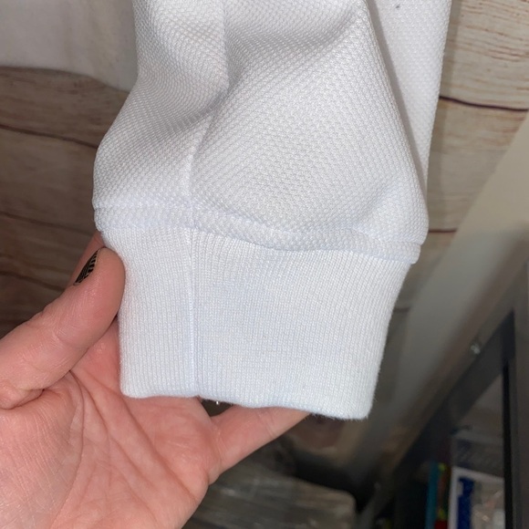 WHITE Guess Y2K Unisex Track Zip up Jacket Size Medium - Picture 6 of 10